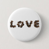 Liefde Ronde Button 5,7 Cm (Voorkant)
