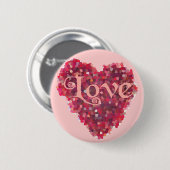 Liefde Ronde Button 5,7 Cm (Voorkant /achterkant)