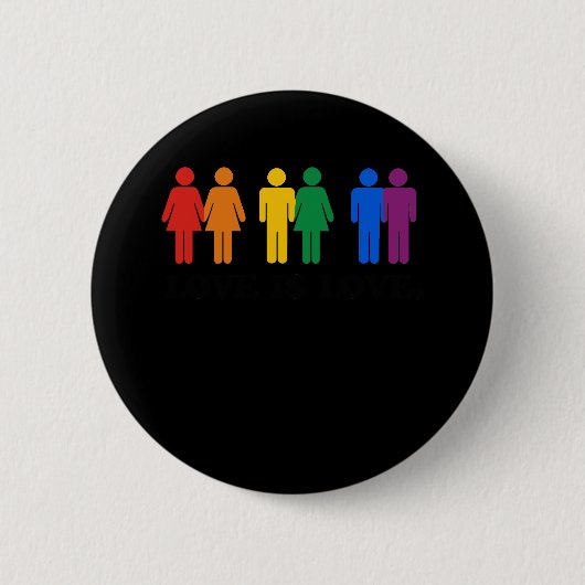 Liefde Ronde Button 5,7 Cm (Voorkant)