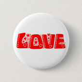 Liefde Ronde Button 5,7 Cm (Voorkant)