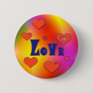 Liefde Ronde Button 5,7 Cm