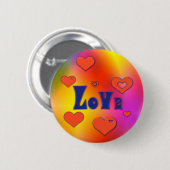 Liefde Ronde Button 5,7 Cm (Voorkant /achterkant)