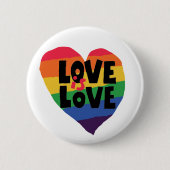 Liefde Ronde Button 5,7 Cm (Voorkant)