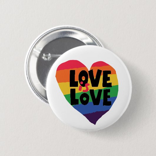 Liefde Ronde Button 5,7 Cm (Voorkant /achterkant)
