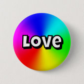 Liefde Ronde Button 5,7 Cm (Voorkant)
