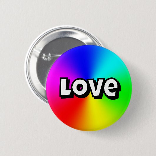 Liefde Ronde Button 5,7 Cm (Voorkant /achterkant)