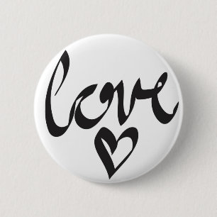 Liefde Ronde Button 5,7 Cm