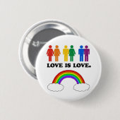 Liefde Ronde Button 5,7 Cm (Voorkant /achterkant)