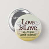 Liefde Ronde Button 5,7 Cm (Voorkant /achterkant)