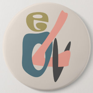 Liefde Ronde Button 6,0 Cm