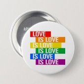 Liefde Ronde Button 7,6 Cm (Voorkant /achterkant)