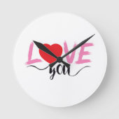 liefde ronde klok (Voorkant)