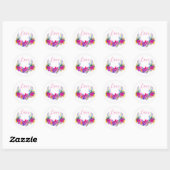 Liefde Ronde Sticker (Vel)