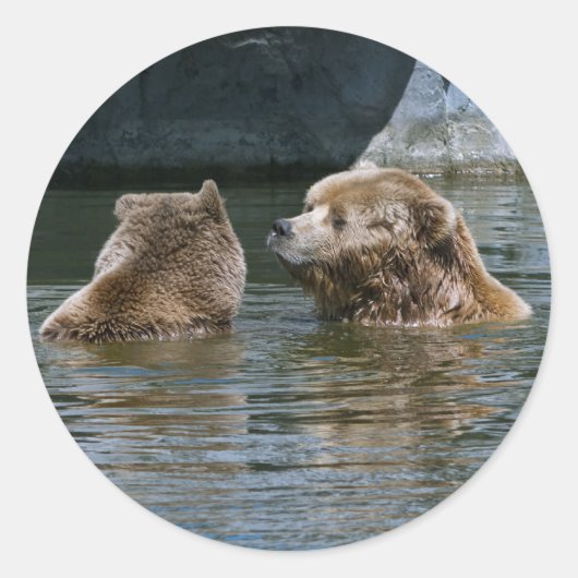 Liefde Ronde Sticker (Voorkant)