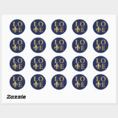 Liefde Ronde Sticker (Vel)