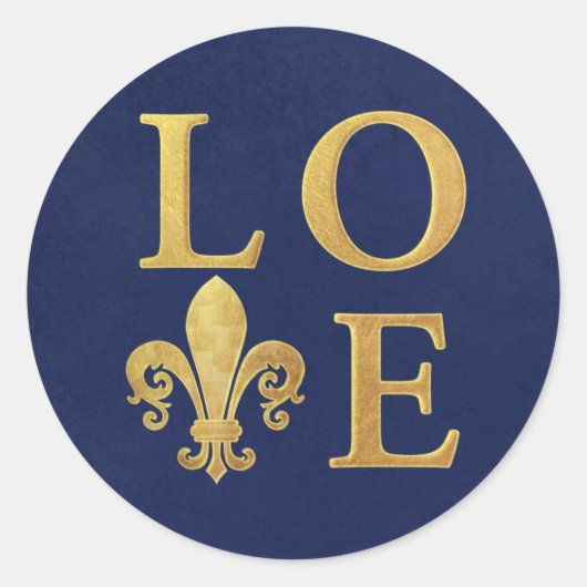 Liefde Ronde Sticker (Voorkant)
