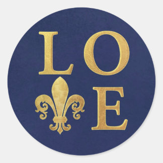 Liefde Ronde Sticker