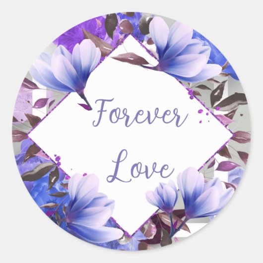 Liefde Ronde Sticker (Voorkant)