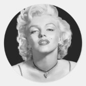 liefde ronde sticker (Voorkant)