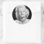 liefde ronde sticker (Tas)