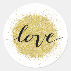 Liefde Ronde Sticker