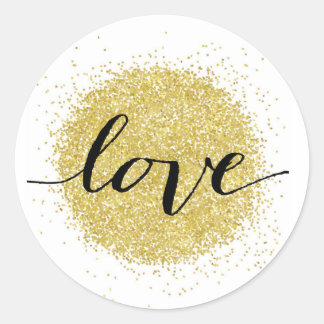 Liefde Ronde Sticker