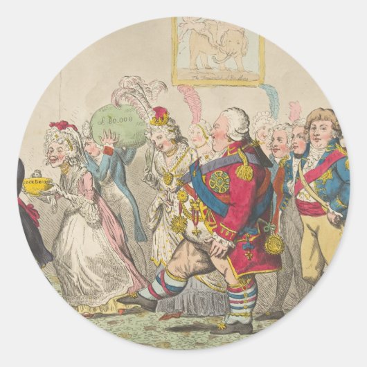 Liefde - Ronde Stickers voor Stationery (Voorkant)