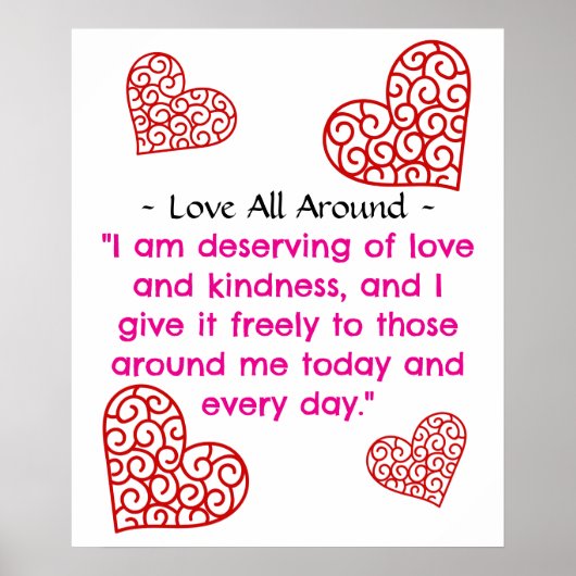 Liefde rondom poster (Voorkant)