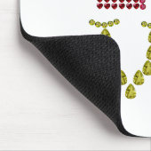 Liefde, rood en geel muismat (Hoek)