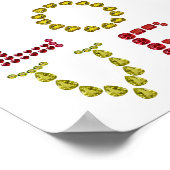 Liefde, rood en geel poster (Hoek)