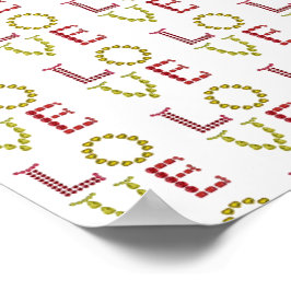 Liefde, rood en geel poster