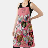 Liefde Rood Hart | Aangepaste 20 foto's Collage &  Schort (Insitu)