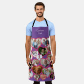 Liefde Rood Hart | Aangepaste 20 foto's Collage &  Schort (Gedragen)