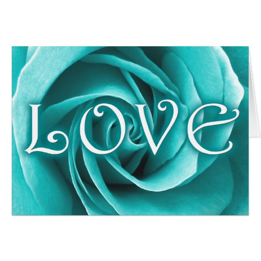 LIEFDE : ROOS : (Voorkant Horizontaal)