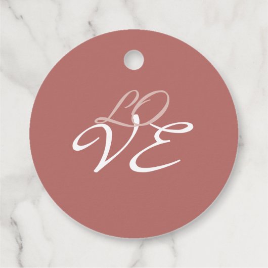 Liefde Roos Gouden Kleur Kalligrafie Script Bedankjes Labels (Achterkant)