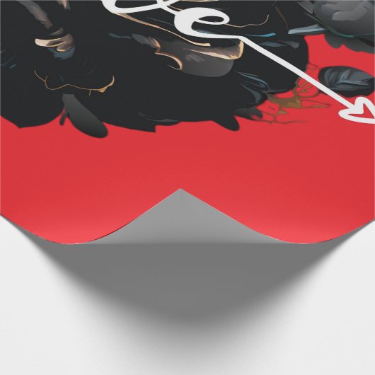 Liefde Roos-omlooppapier Cadeaupapier (Hoek)