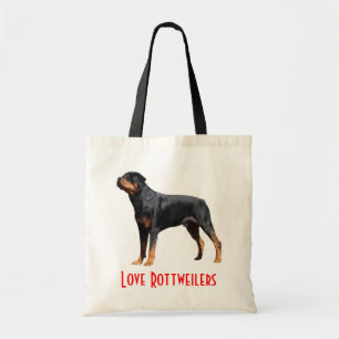 Liefde Rottweiler Puppy Hond Canvas Tas