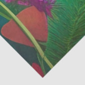 Liefde - Roze bloemen en harten Tissuepapier (Detail)