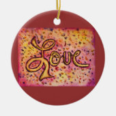Liefde Roze Glamoureus Ornament Kunst (Voorkant)