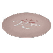 Liefde Roze Gouden Kleur Calligrafie Schrift Snijplank (Hoek)