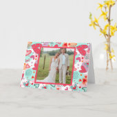 Liefde Roze Harten Foto Inspirivity Valentijn Kaart (Gele Bloem)