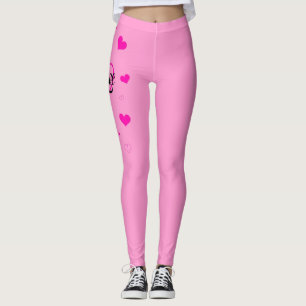 Liefde Roze Leggings