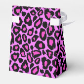 Liefde Roze & Leopard Celebration Douche Party Bedankdoosjes (Achterkant)