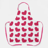 Liefde Roze Liefde Hart Schort (Voorkant)