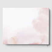 Liefde | Roze Waterverf- en harthoofdboek Gastenboek (Achterkant)