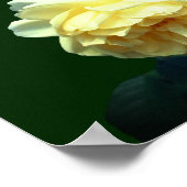 Liefde Rozen Bloem Gepersonaliseerde bruiloft Poster (Hoek)