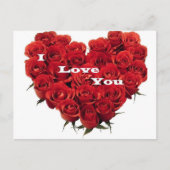 liefde rozen. briefkaart (Voorkant)