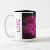 Liefde Rozen Tweekleurige Koffiemok (Links)