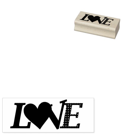 Liefde Rubberstempel (Gestempeld)