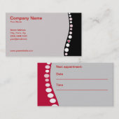 Liefde ruggen visitekaartje afsprakenkaartje (Voorkant / Achterkant)